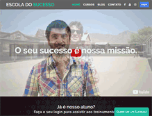 Tablet Screenshot of escoladosucesso.com